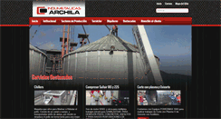 Desktop Screenshot of indumetalicasarchila.com