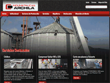 Tablet Screenshot of indumetalicasarchila.com